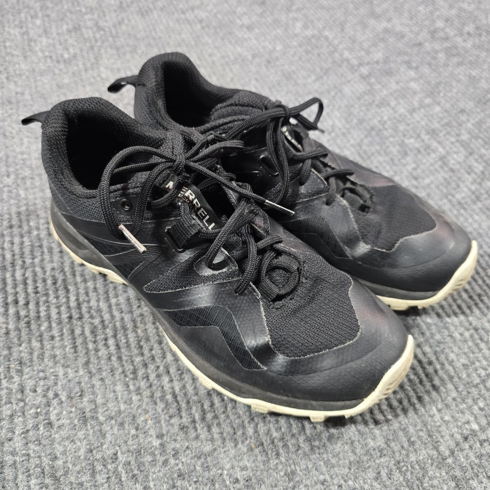 Merrell Trail Running Shoes Womens‎ Size 9.5 Black MQM Flex 2 Lace Up J034260